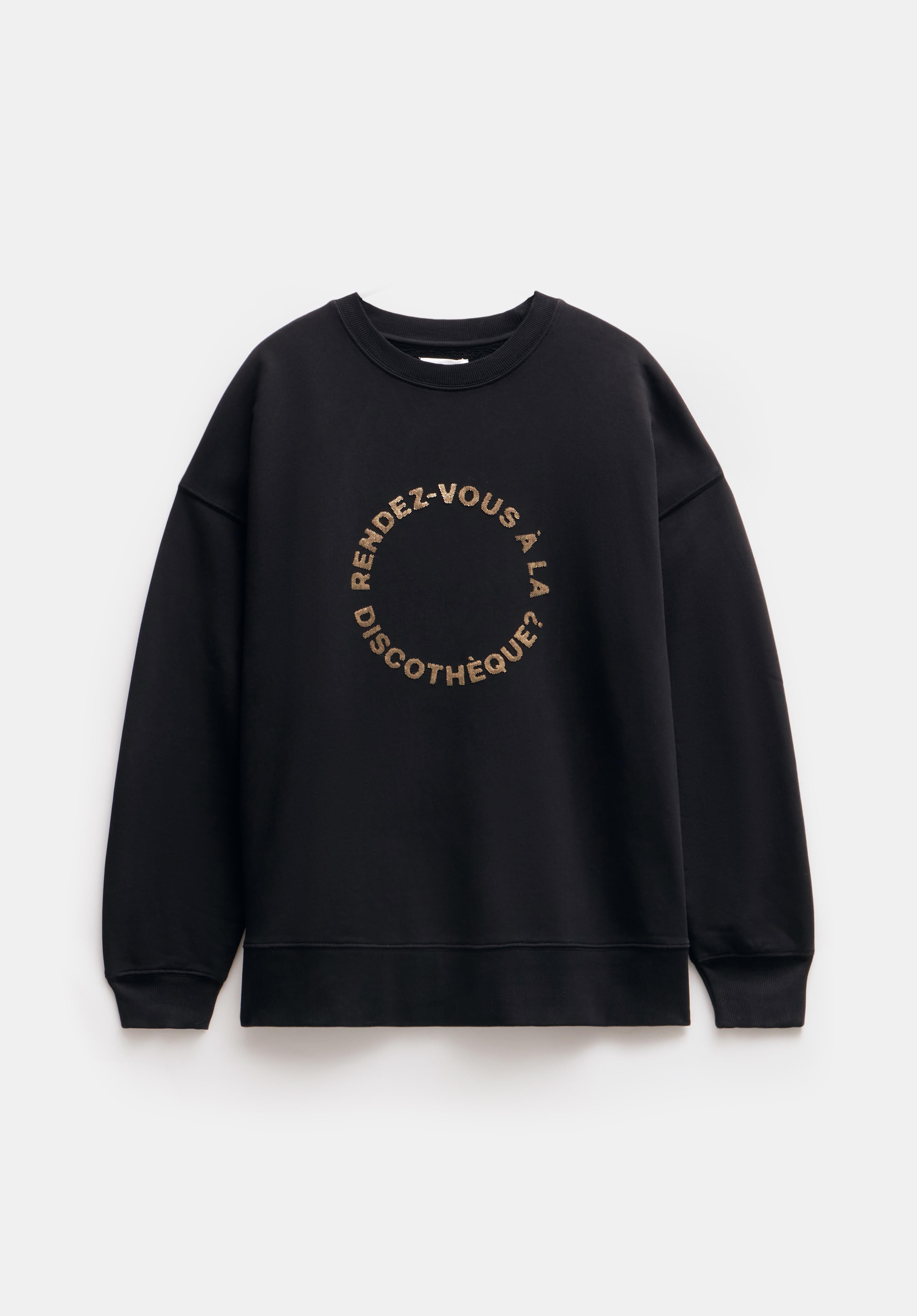 Discotheque Graphic Oversized Sweatshirt