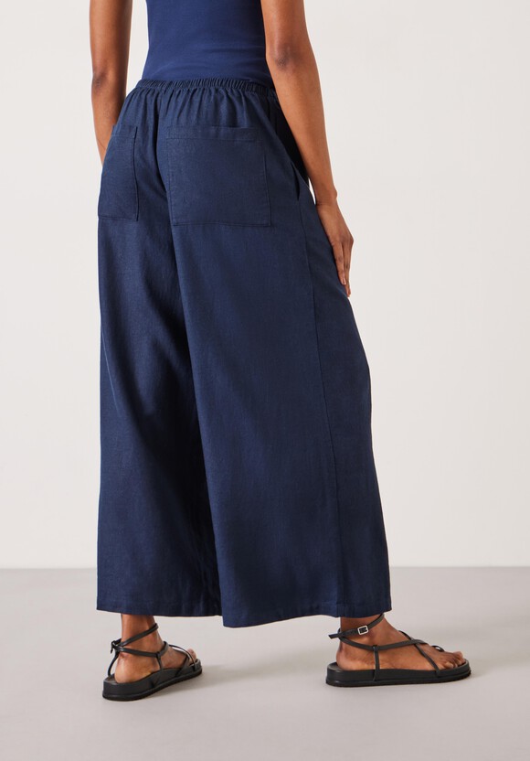 Melissa Linen Wide Leg Trousers
