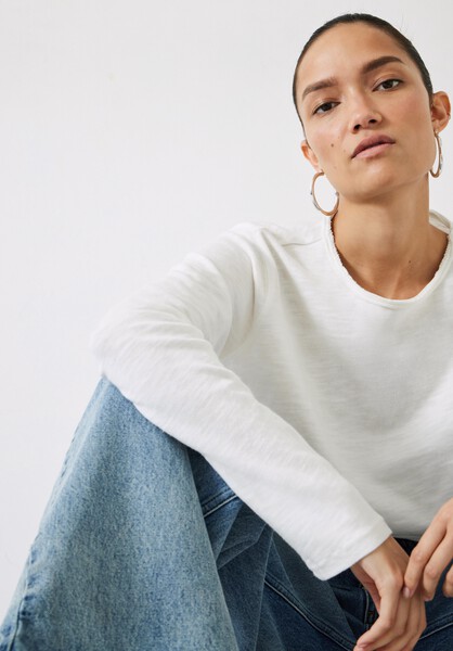 Addison Cotton Crew Neck Top