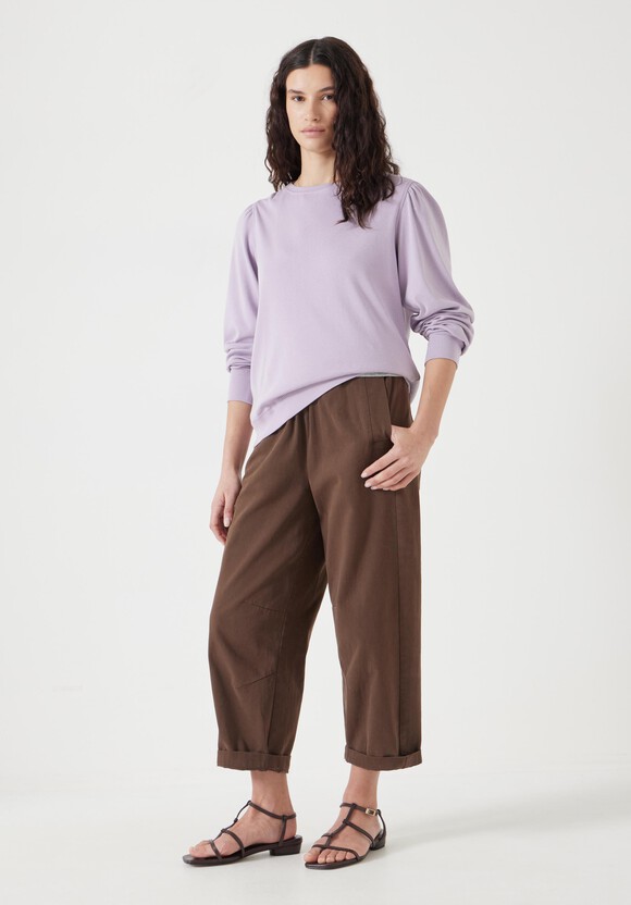 Emily Puff Sleeve Jersey Top