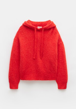 Hazel Alpaca Blend Hoodie