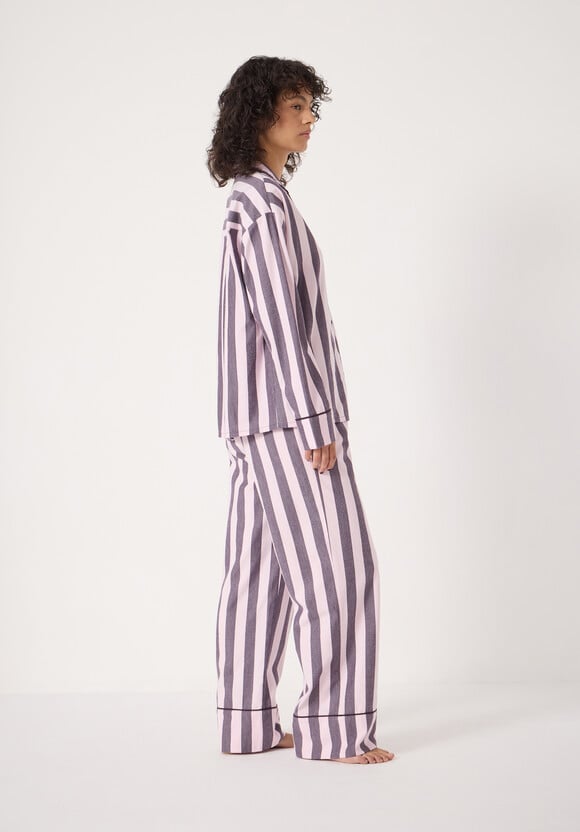 Brushed Cotton Striped Pyjamas