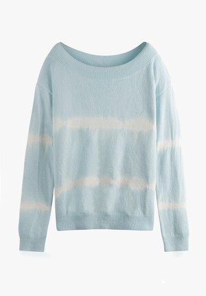 Tie Dye Off-The Shoulder Jumper