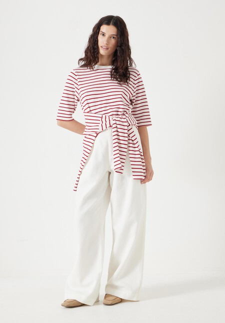 Sora Striped Relaxed T-Shirt