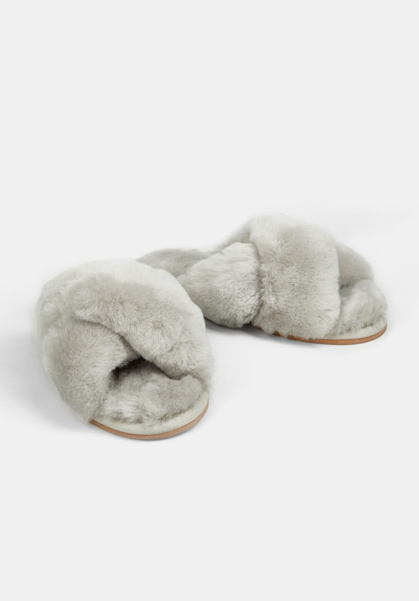 Sheepskin hotsell cross slippers