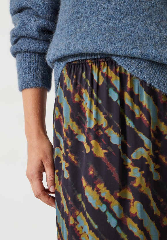 Alexandra Printed Column Midi Skirt