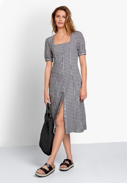 Square Neck Midi Dress