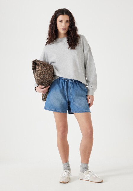 Betty Denim Pull On Shorts