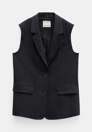 Lana Relaxed Linen Blend Waistcoat