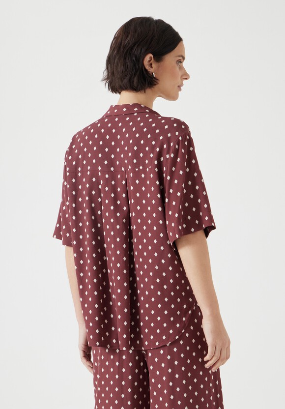 Revere Collar Short Sleeve Shirt