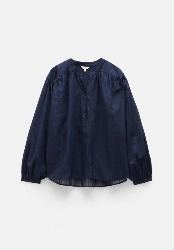 Bea Textured Stripe Blouse
