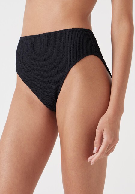 Harper High Waisted Crinkle Bikini Bottoms