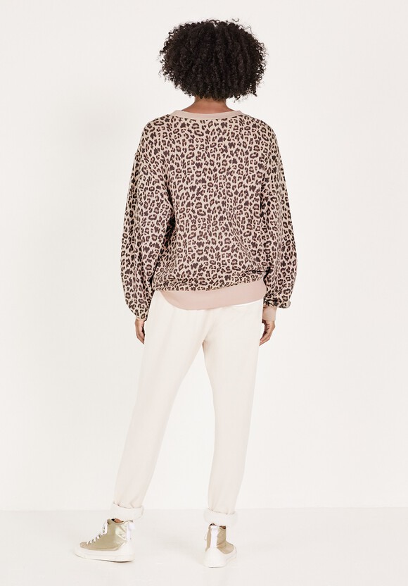 Leopard Oversized Sweatshirt