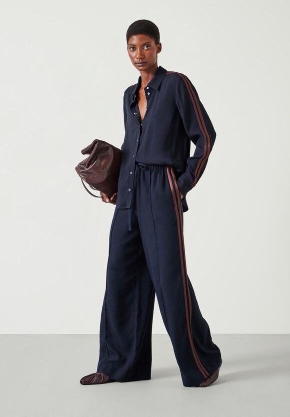 Petunia Side Stripe Shirt