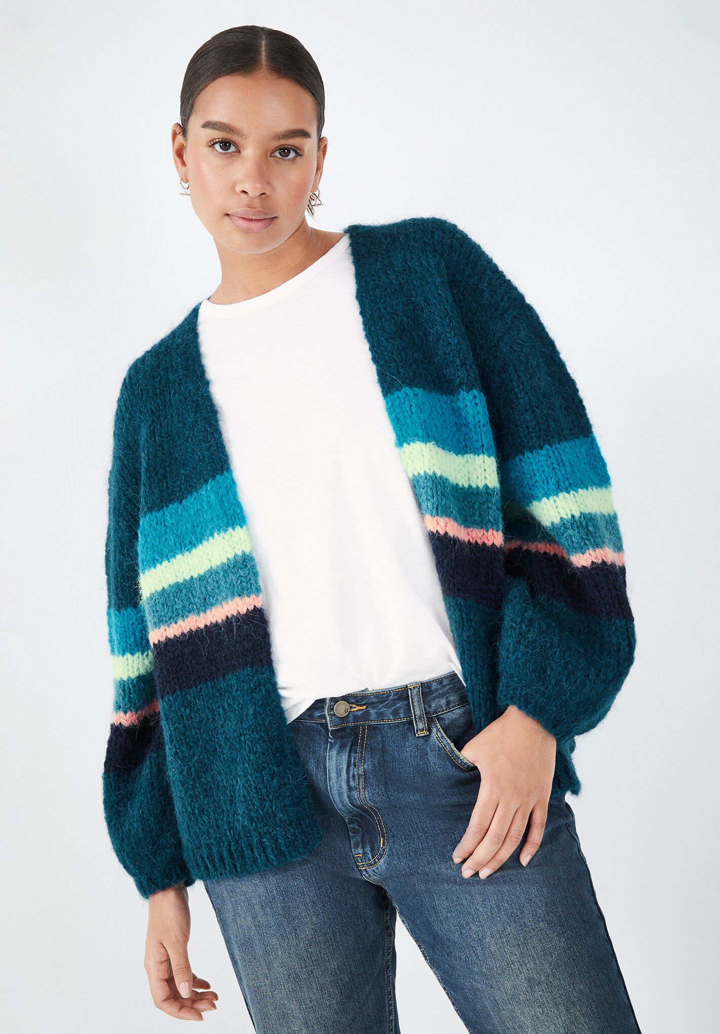 Chunky Stripe Cardigan
