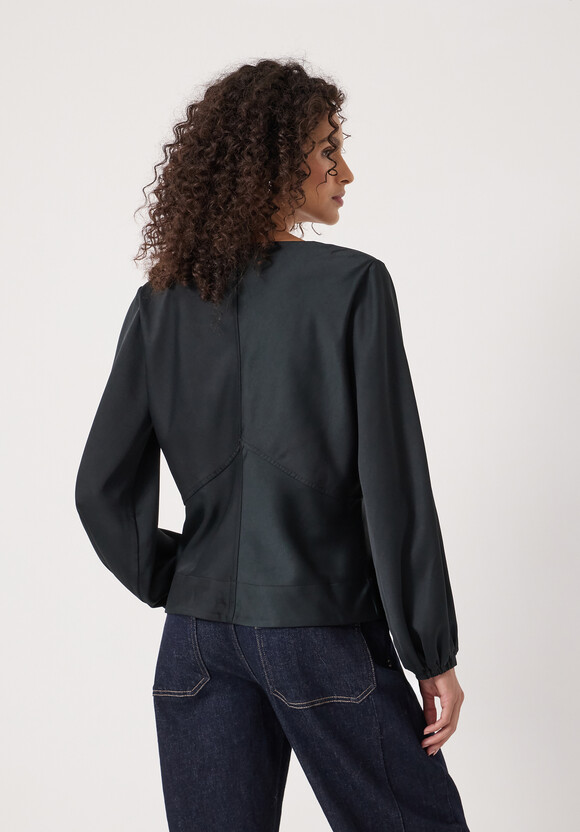Grace Satin Long Sleeve Top
