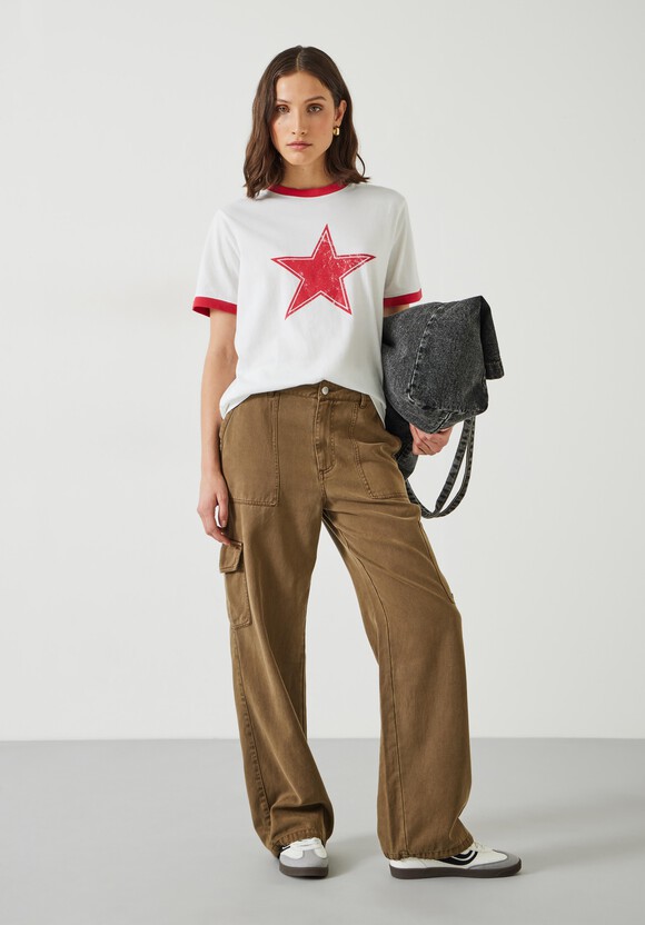 Shaan Star Ringer T-Shirt