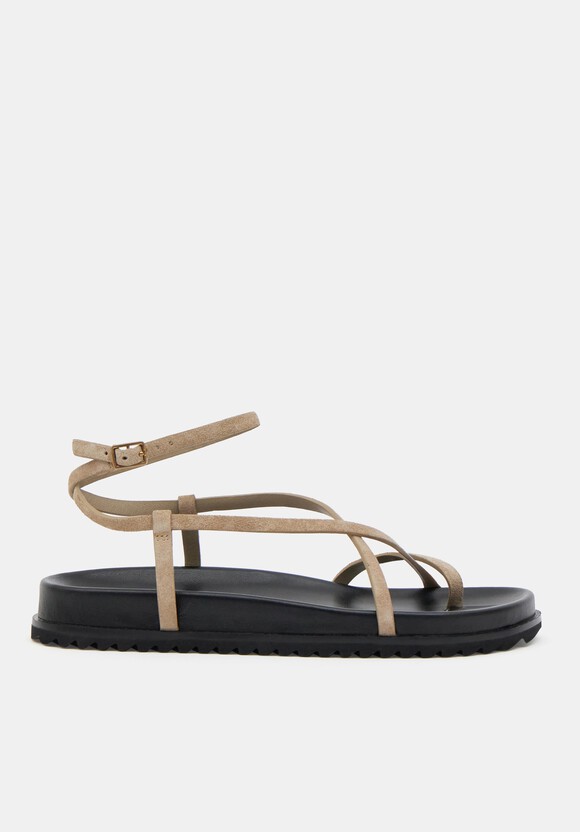 Thea Strappy Suede Sandals