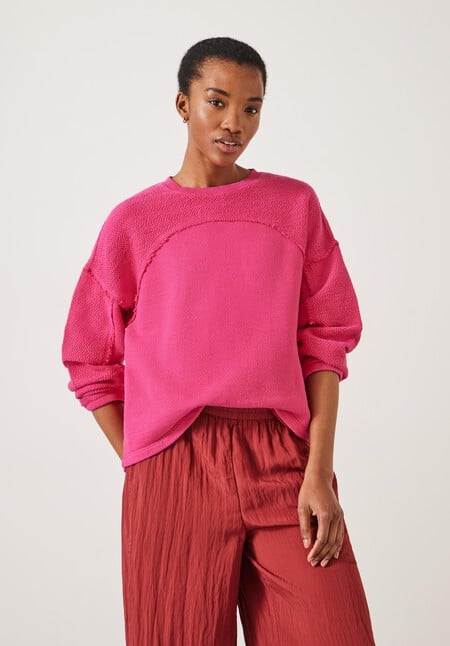 Hannah Textured Sweatshirt