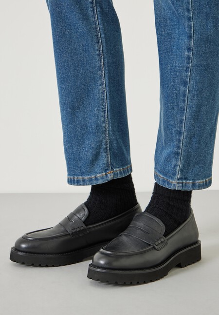 Blake Cleated Leather Loafers