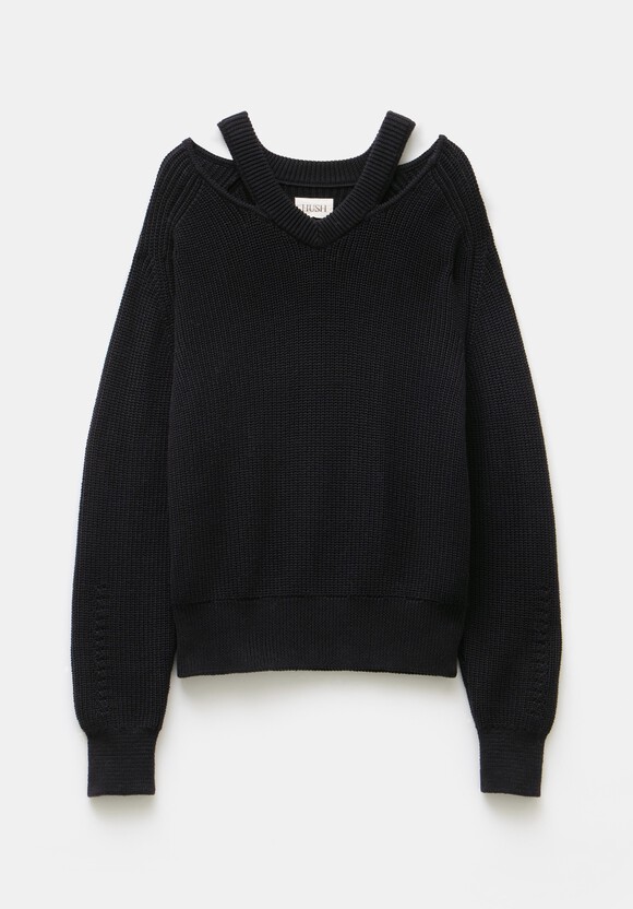Kady Cotton Neck Detail Jumper