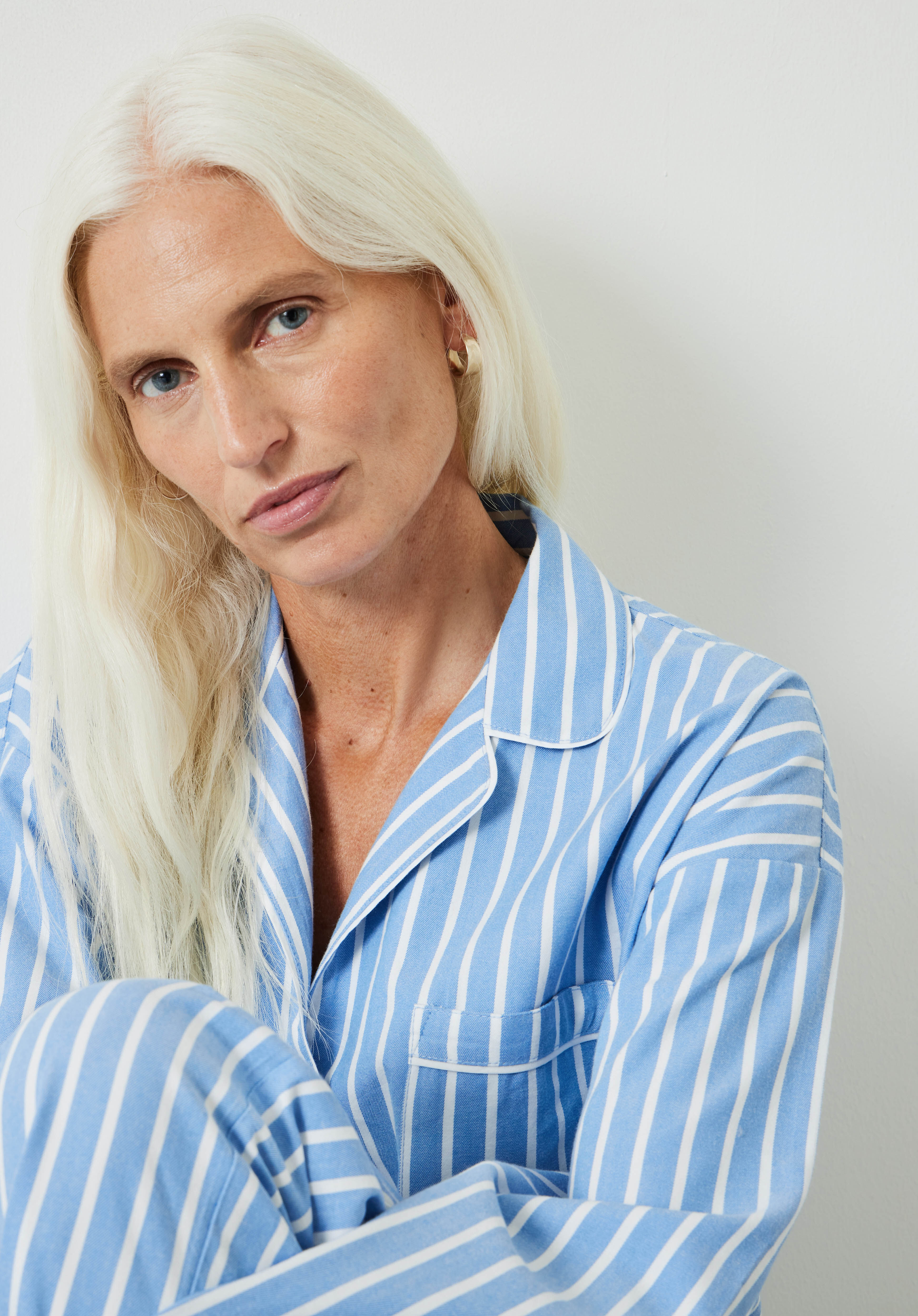 Amita Brushed Cotton Blend Pajamas