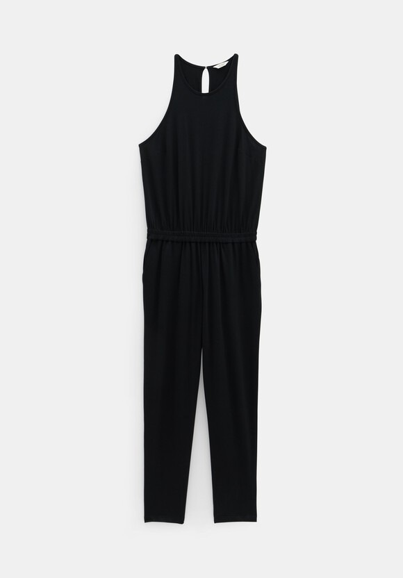 Racer Back Jersey Jumpsuit