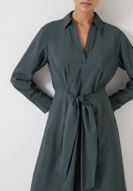 Maya Air Flow Front Tie Maxi Dress