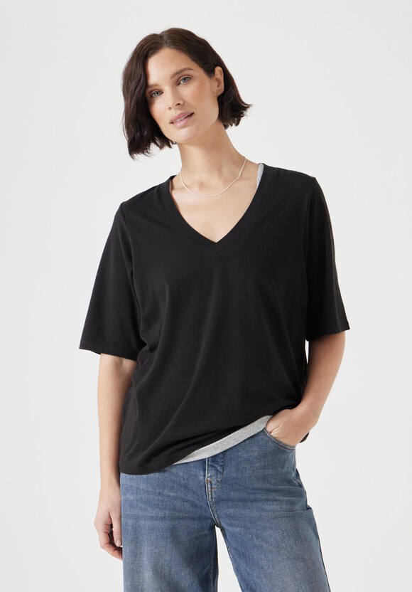 Reece V Neck Drapey T-Shirt