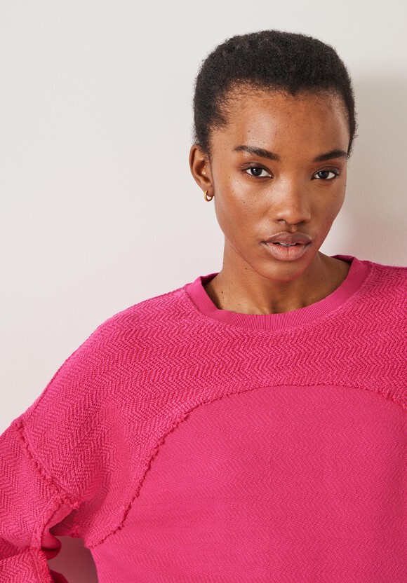 Hannah Textured Sweatshirt