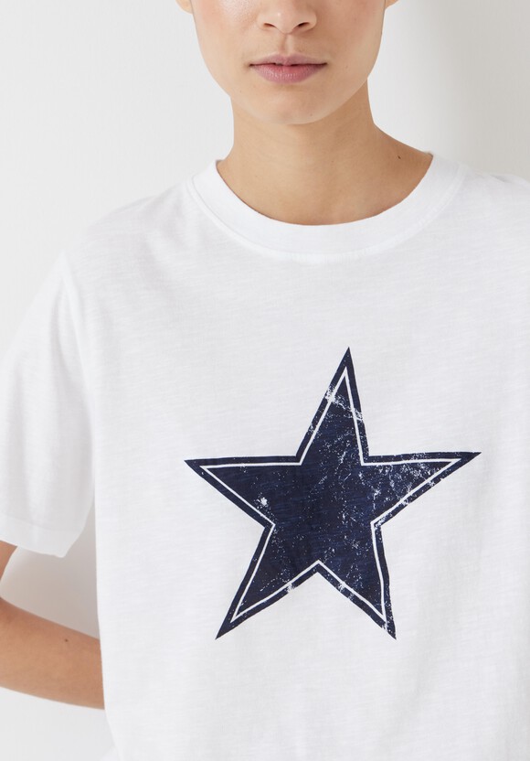 Star Detail Slub Tee