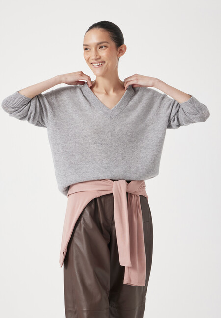 Scarlett Cashmere V-Neck Jumper