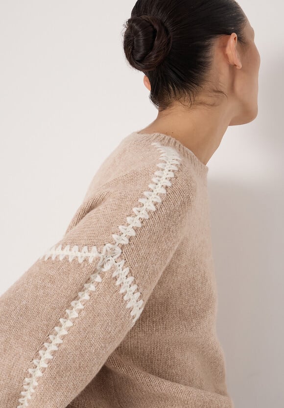 Whitney Whipstitch Knitted Jumper
