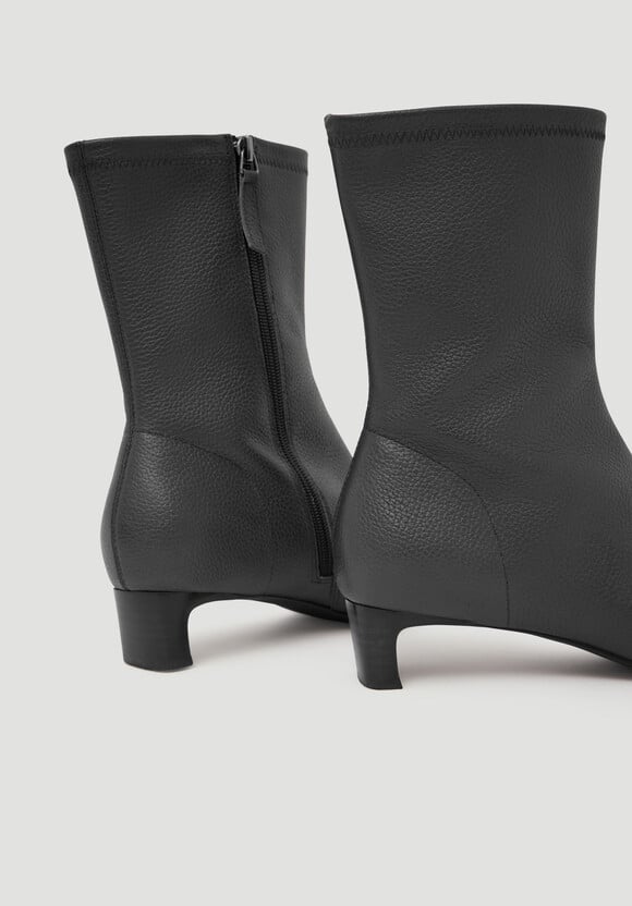 Leather Sock Fit Boot