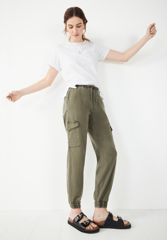 Washed Cargo Trousers