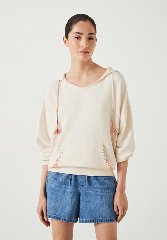 Sandy Stitch Detail Hoodie