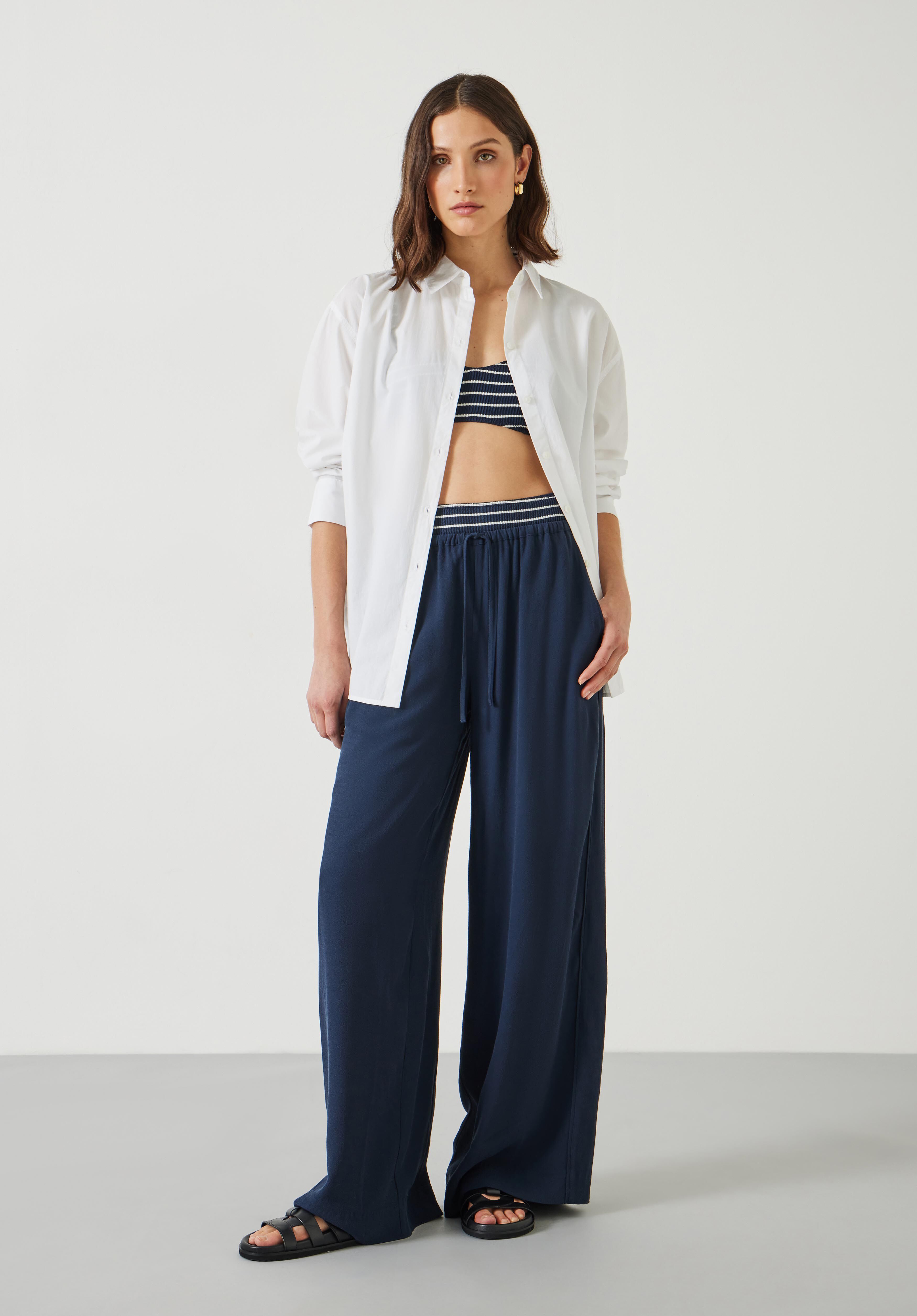 Lyra Oversized Tie Waist Trousers