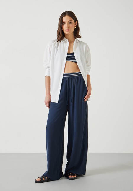 Lyra Oversized Tie Waist Trousers