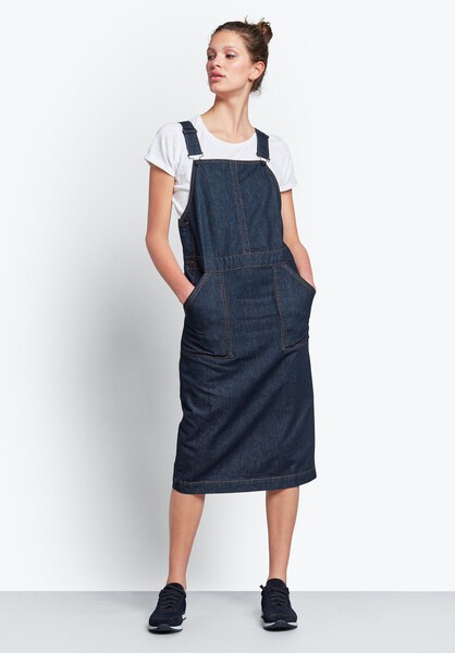 Denim Dungaree Dress