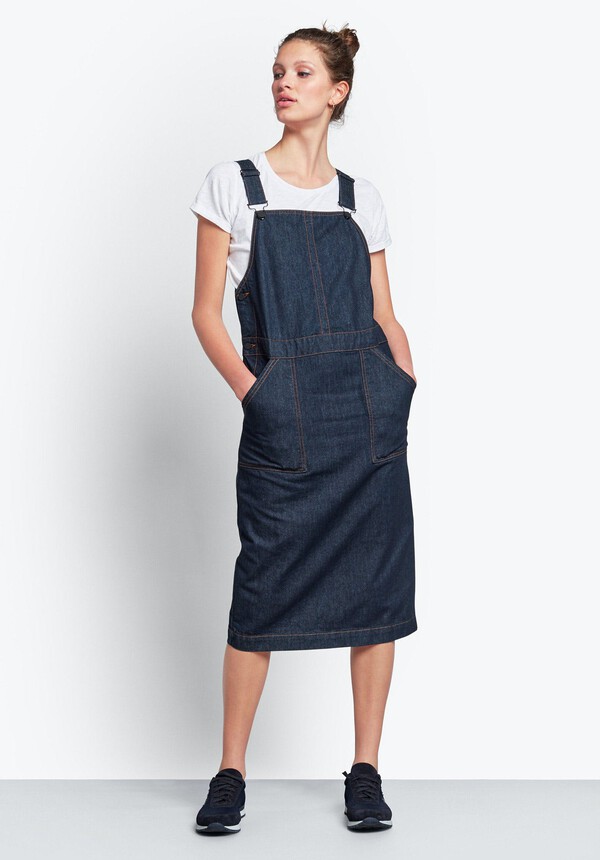 Denim Dungaree Dress