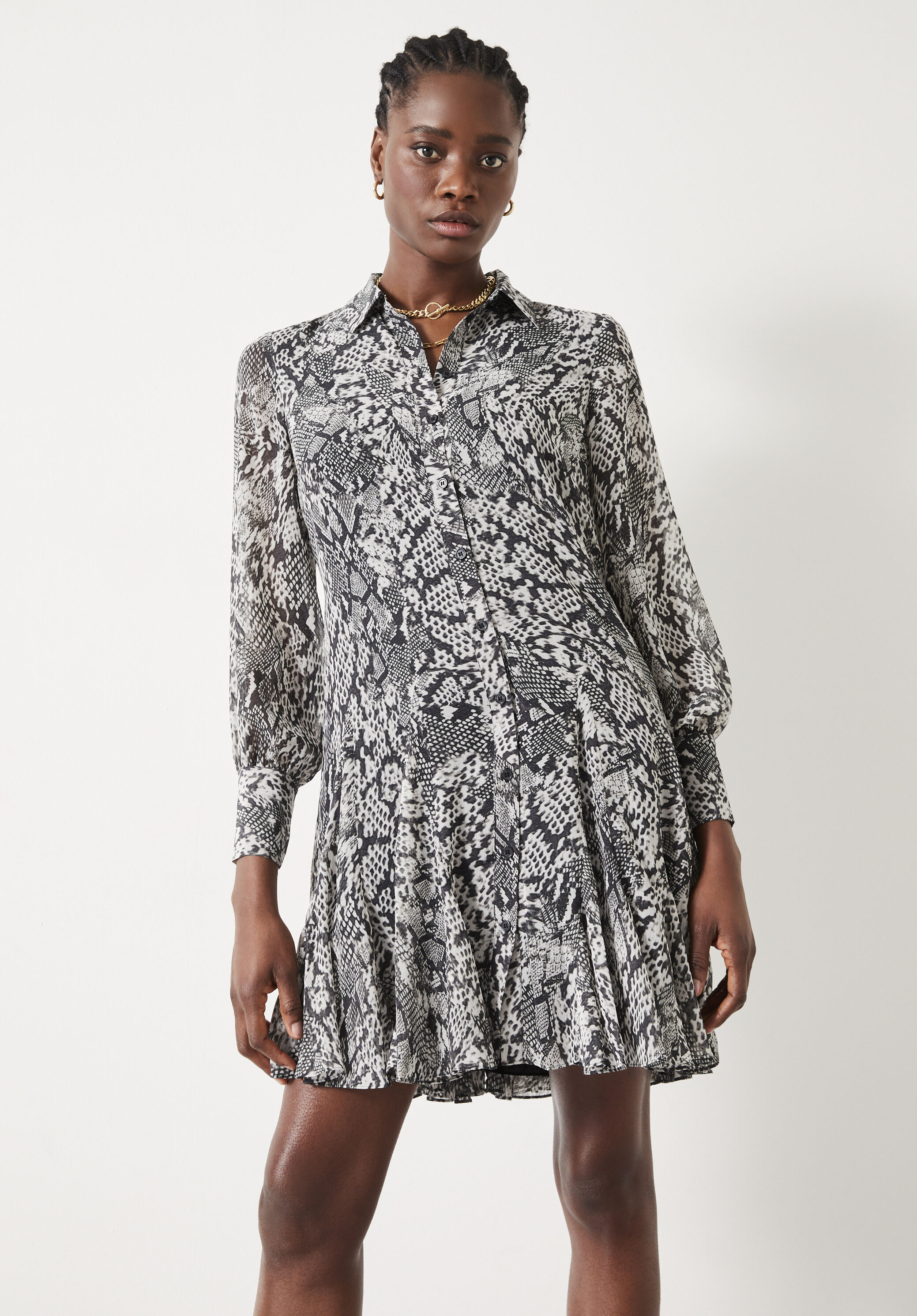 Hush snakeskin skirt cheap