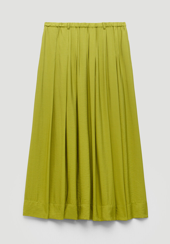 Ivy Pleated Air Flow Midi Skirt