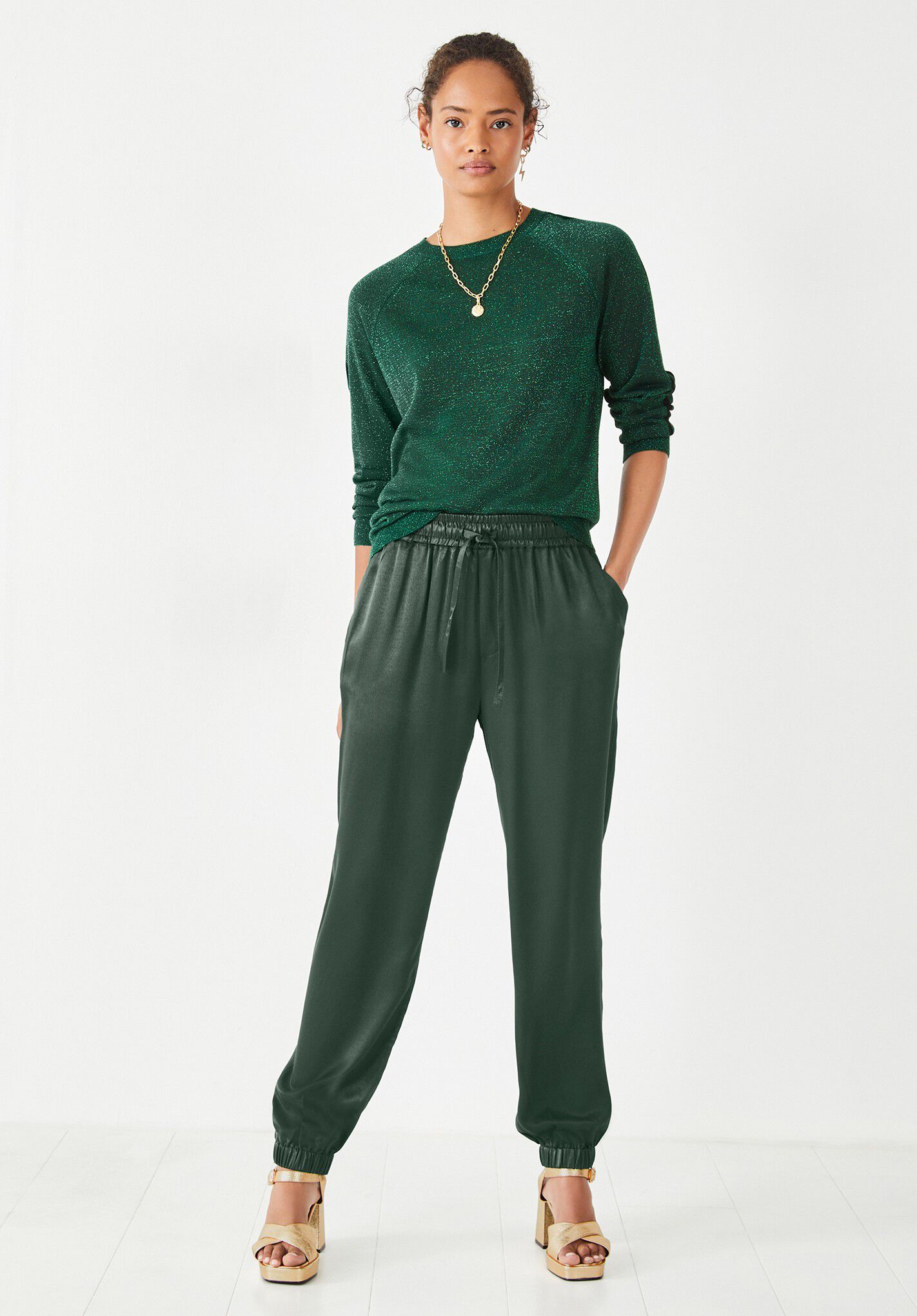 Hush side store stripe joggers