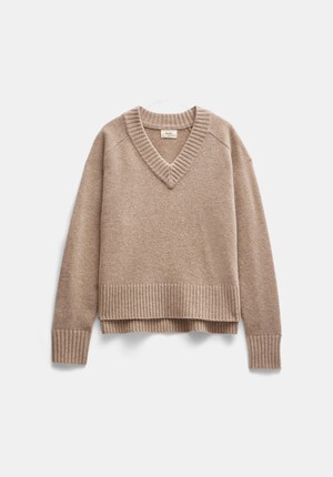 Erica Merino Wool V Neck Jumper