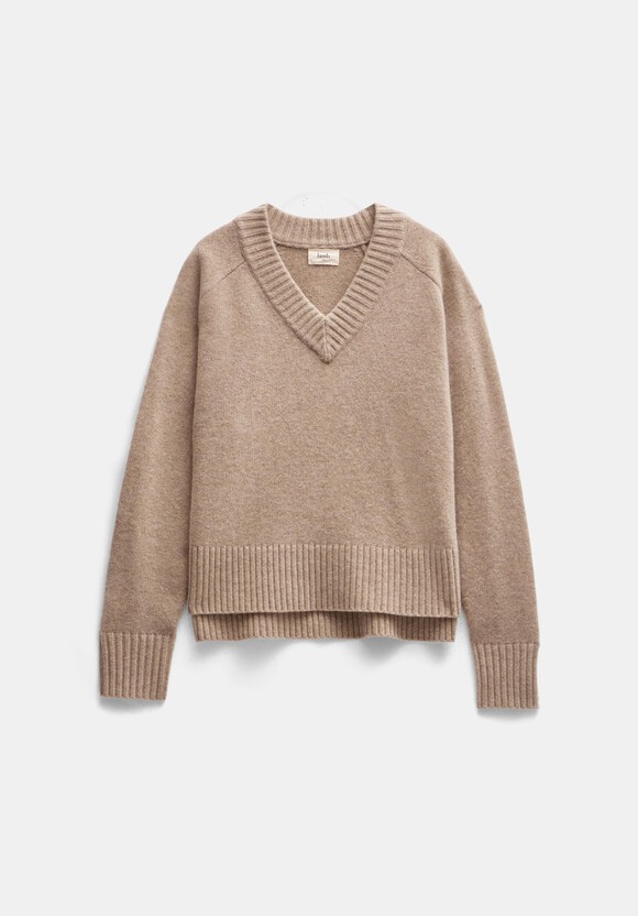 Erica Merino Wool V Neck Jumper