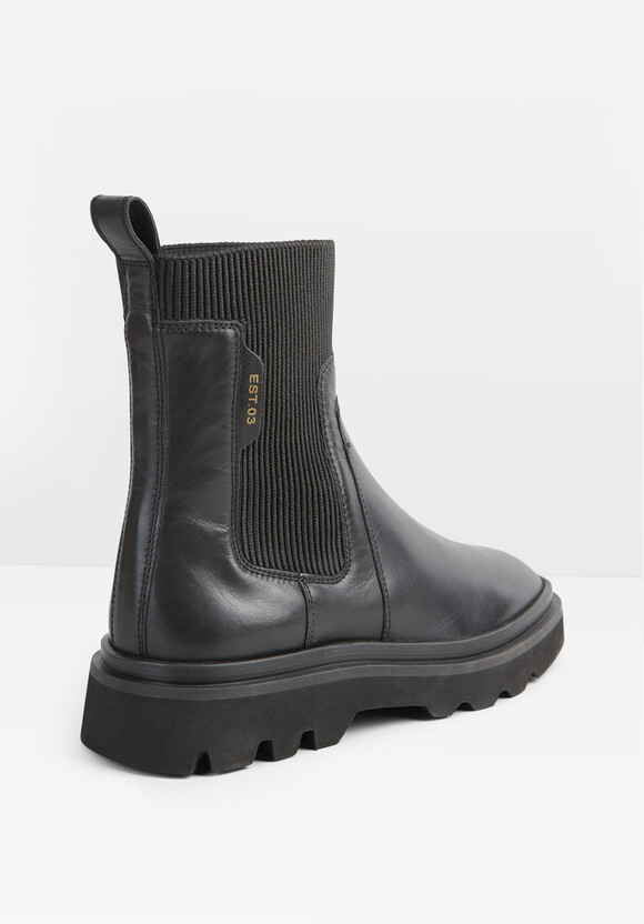 Pacey Leather Chunky Chelsea Boots