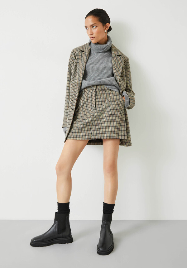 Esmae Checked Mini Skirt