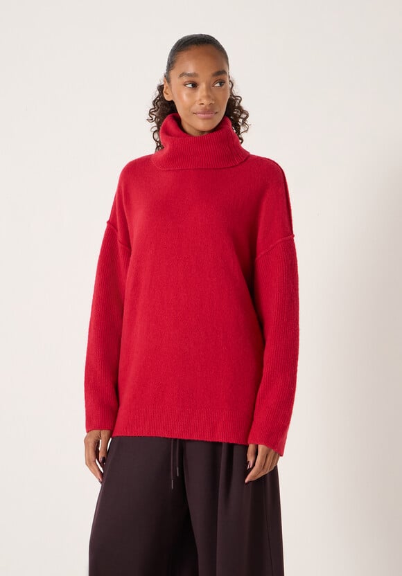 Meryl Wool Blend Roll Neck Jumper