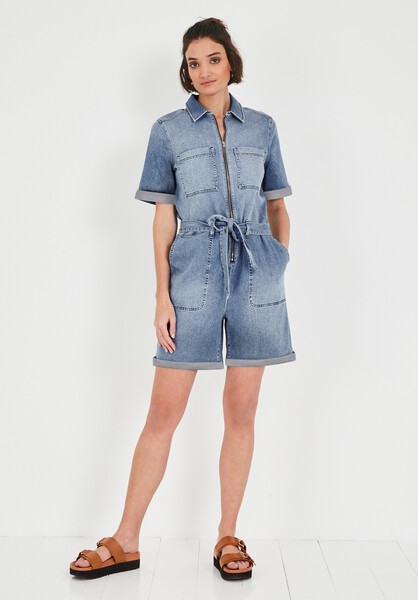 Joanie Denim Playsuit