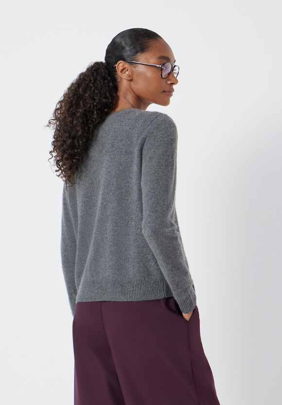 Daphne Cashmere Button Through Slim Cardigan